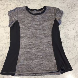 Lululemon short sleeve grey shirt